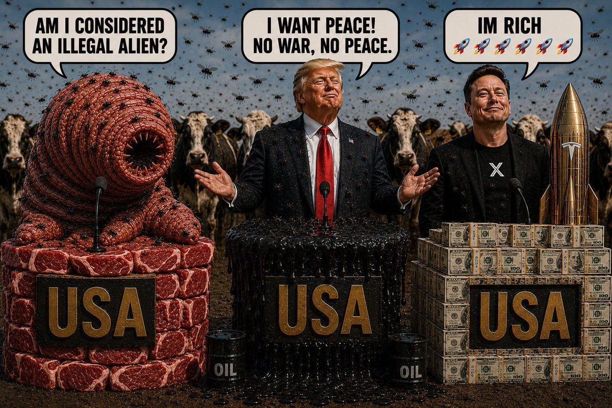Press conference: screwworm asks am I considered an illegal alien